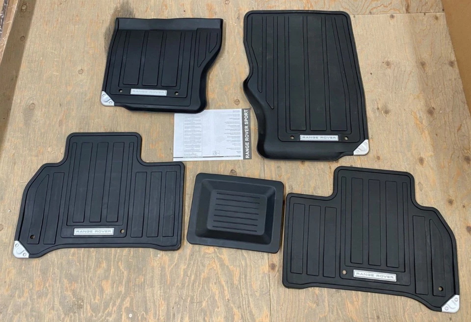 Комплект резиновых напольных ковриков для любой погоды 2014-2022 Range Rover Sport LHD - Изображение 4 из 4