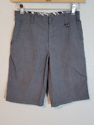 shaun white khakis shorts boys size 14 flat front adjustable waist