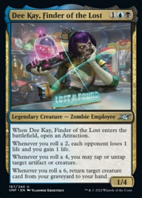 MTG Unfinity U Dee Kay Finder of the Lost #167 PLAYSET 4x x4