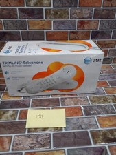 AT T TRIMLINE 205 Telephone Handset with No AC Power Needed- White. 2012 NOB
