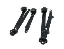 2010 RANGE ROVER SPORT (L320) REAR SEAT LEFT CENTER RIGHT SEATBELT RETRACTOR SET