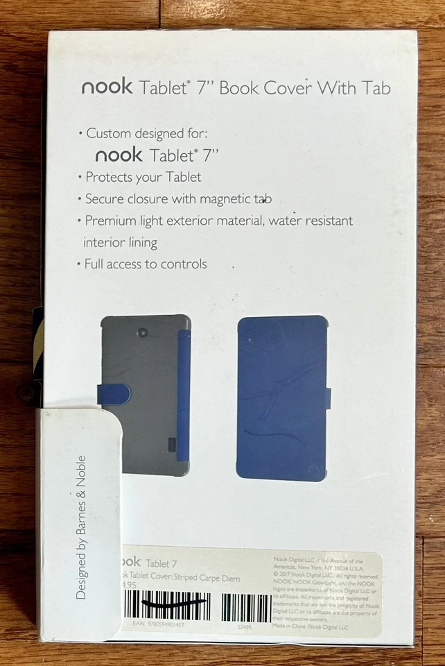 Tablet CARPE DIEM NOOK 7" Estuche Rayas Amarillo/Marino - Nuevo en Paquete Foto 3 de 3