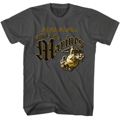 United States Armed Forces The Few The Proud The Marines Logo Men's T Shirt