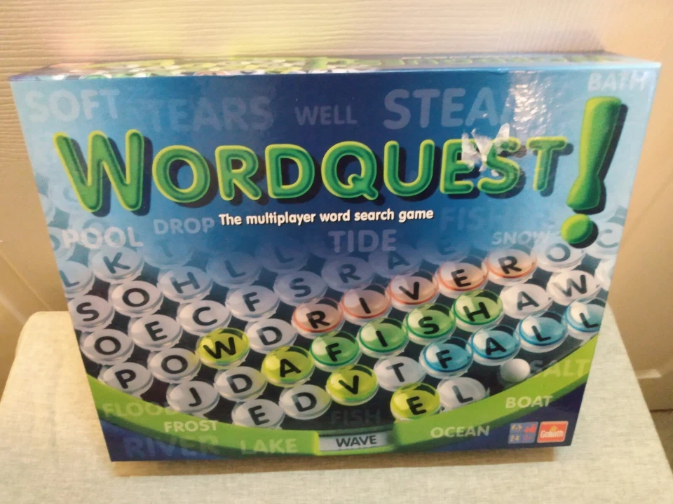 Goliath Wordquest Multiplayer Word Search Board Game Word Quest Complete EUC - Image 2 of 4