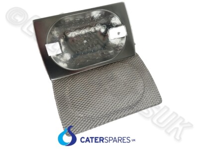 REFLEKTORSCHALE & NETZABDECKUNG FÜR 118 MM DOPPELMANTEL PORTAL GASTRONOMIE WÄRMELAMPEN