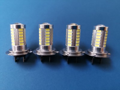 SAAB 9-3 BERLINA 2002-2005 SET OF 4X H7 LED 33SMD FOG HEADLIGHT LIGHT CAR BULBS