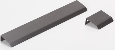 Viefe Griffleiste CURVE 0117 Möbelgriff grau matt Küche Ladengriff Kantengriff