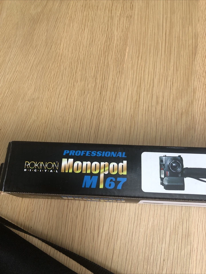 Rokinon M67 67 Inch Pro Photo/Video Monopod with Footstand Carrying Case NEW P1 - Image 2 of 4
