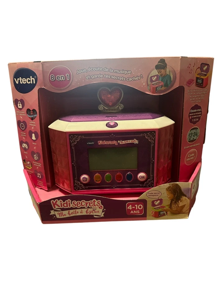 VTech Secret Safe Treasure Chest Kids Toy Learning Games  French Version - Image 2 of 4