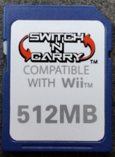 Wii Switch N Carry 512MB SD Card Memory              FREE SHIPPING