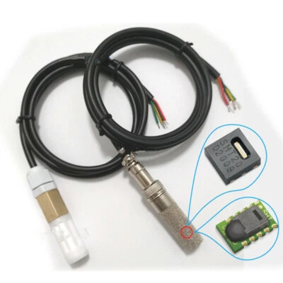 Waterproof PE/Copper SHT10/SHT20 Soil Temperature Humidity Moisture Sensor Probe