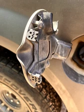 Fuel Door Bumper / Cushions Ghosts- 1979-2021 Honda BLACK two pairs (4 total)