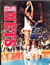 1974 ABA playoff Nets vs Kentucky basketball program NBA2