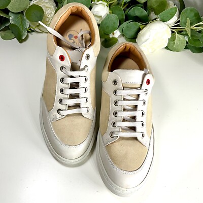 Viktor Women Beige Sneaker Hidden Rocker Bottom Comfort by Technology Size 9.5 M