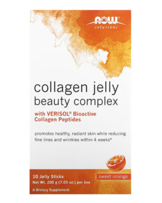 Now Solutions Collagen Beauty Complex Sweet Orange 10 Jelly Sticks