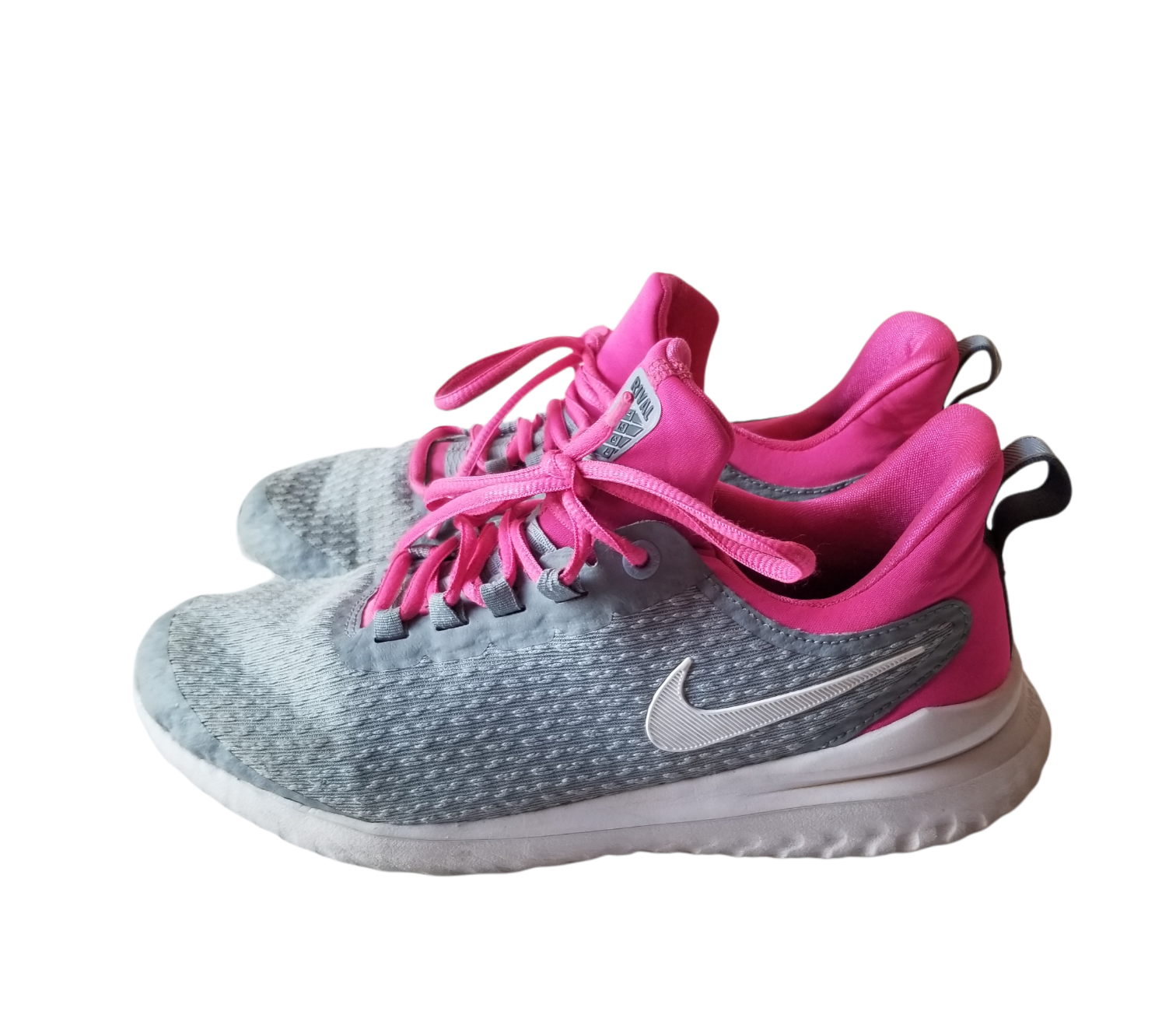 Nike 特価ブランド Womens Renew 大人の上質 Rival Gray Pink 4782 BHFO 8.5 Sneakers Shoes Running