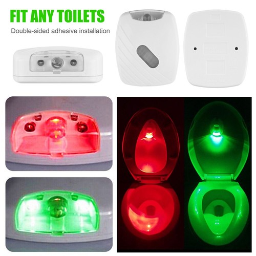 Toilet Night Light LED Sensor Lamp Bathroom Motion Activated Seat Bowl