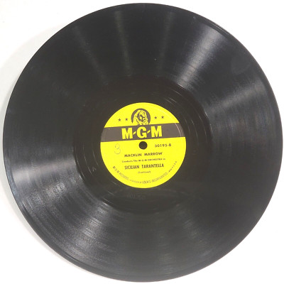 MACKLIN MARROW  Sicilian Tarantella 78 METROLITE 1951 MGM 30195 VG