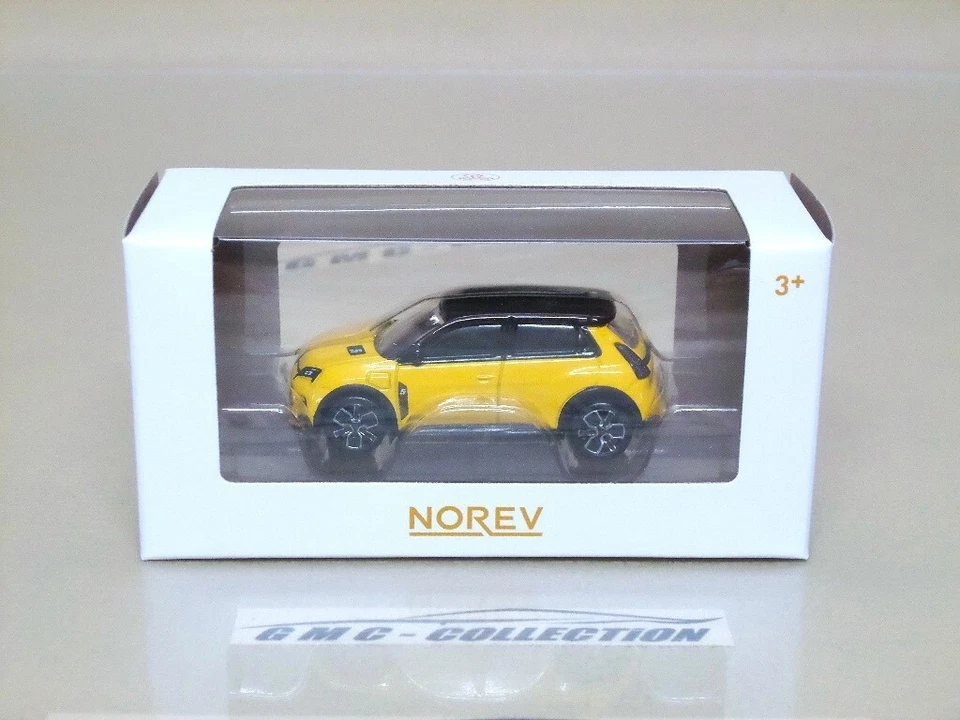 RENAULT R5 E-TECH 100% ELECTRiC CAR 2024 GiALLO YELLOW NOREV 1/64 - Immagine 3 di 3