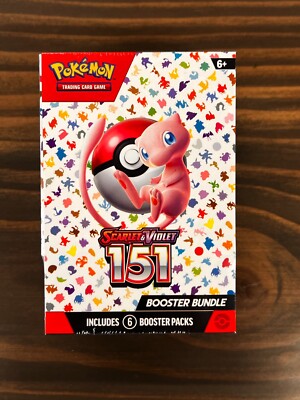 Pokemon x1 Scarlet & Violet 151 (SV3.5) Booster Bundle Brand New Sealed 6 Packs!