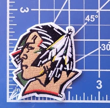 North Dakota Fighting Sioux 2.5" Iron On Embroidered Patch ~Free Tracking~!