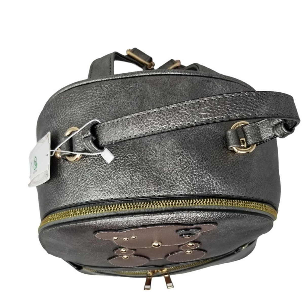 Metallic Pewter Bear Backpack and wallet set | eBay
