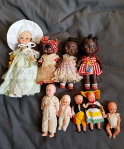 vintage celluloid dolls