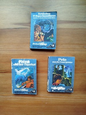 3x Pelikan Tramp Mini-Bücher   Falen u. Tigerhai / Pete Feuergeister   DM 1,00