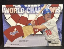 Topps 2002 Stadium Club Ron Cey Los Angeles Dodgers Bat Relic #WC-RC