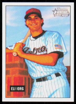 2005 Bowman Heritage First Year Short Print SP Eli Iorg Rookie #348