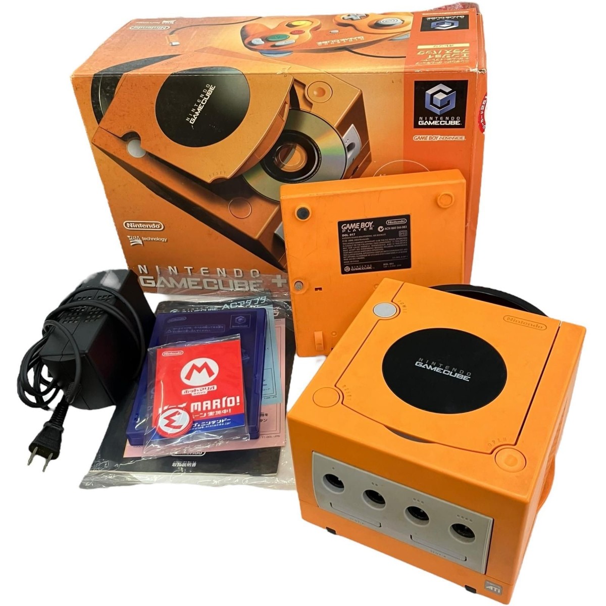 Nintendo GameCube Orange Gameboy player enjoy plus pack Region Free s1064M