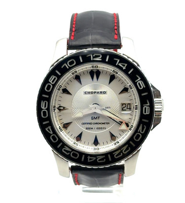 Chopard One Date GMT Uhr 8959   Limited Edition 276/1000 43mm, Box& Zertifikat