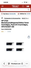 Genuine HP 215A Toner Set W2310A W2311A W2312A W2313A - 3 Factory Sealed