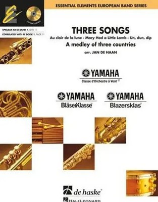 Three Songs | A medley of three countries | Partitur + CD | 2011