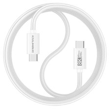40Gbps USB C Data Cable 3.3FT,USB4 Cable for Thunderbolt 4/3,8K Display White 1