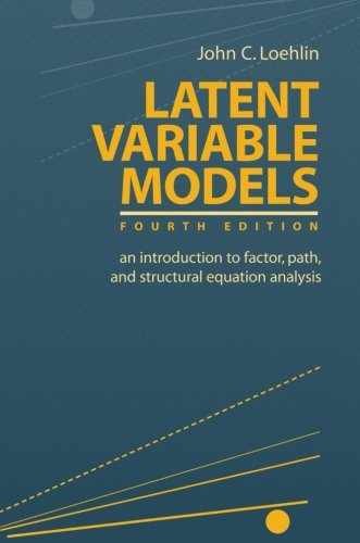 Latent Variable Models: An - Paperback, by Loehlin John C. - Very Good c