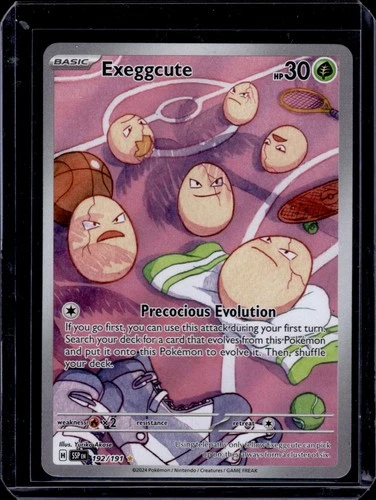 Exeggcute 192/191 Illustration Rare Surging Sparks Pokemon Holo Near Mint