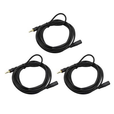 3m/9.8ft Universal 3.5mm Stereo Jack Male to Female Audio Aux Extension Cable