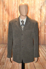 Armani Collezioni Men Brown Wool Blend 3 Front Button Sports Coat Sz 40R