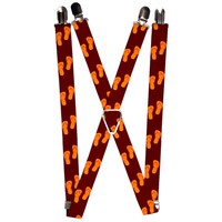 `Suspenders - 1.0`` - Flip Flops Burgundy/Orange` (Us Import) Acc Neu