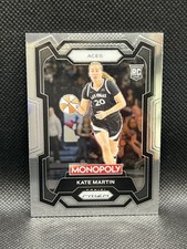 2024 Prizm Kate Martin ROOKIE #40 WNBA Las Vegas Aces RC Panini Monopoly Base