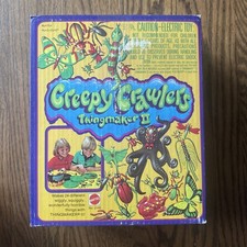 Vintage Creepy Crawlers Thingmaker II with 3 Molds Box Mattel 1978