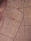 Brook Taverner Dusk Rose Linen Wool Windowpane Blazer Jacket 46R New w.o. Tag — photo 4