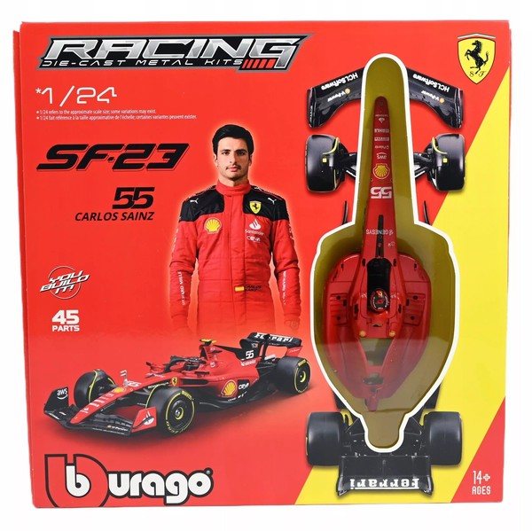 4893993268528 Bburago Bolid F1 Ferrari SF-23 Carlos Sainz 1:24 Bburago Model DO-image