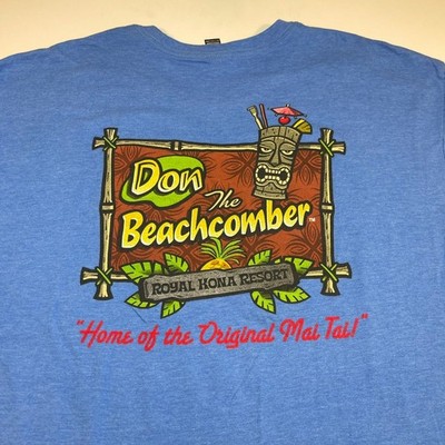 New DON THE BEACHCOMBER TIKI MAI TAI KONA HAWAII BAR T SHIRT Sz 3XL