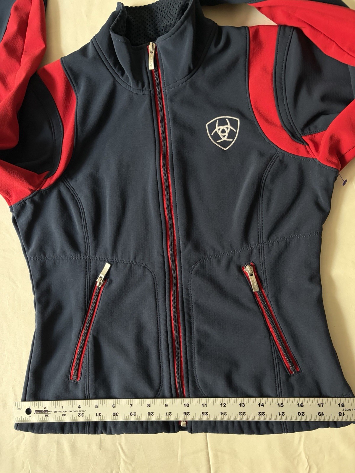 Ariat Team Womens Medium Softshell Jacket Full-Zi… - image 16