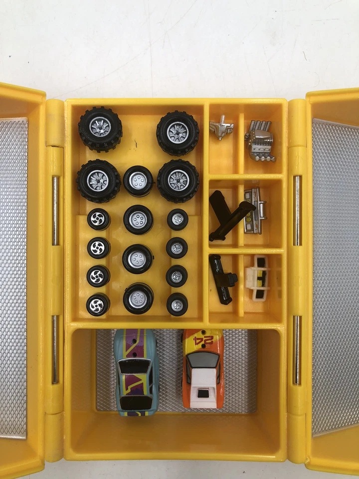 老式 Micro Machines Galoob Speed Shop 黄色工具箱 Pit 套件工具箱 1990 — 第 3/4 张图片