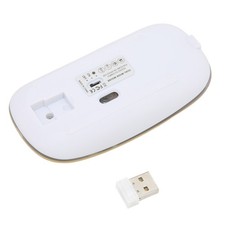 LED 2.4GHz Wireless Mouse Adjustable DPI USB Charging Anti Fingerprint Silent