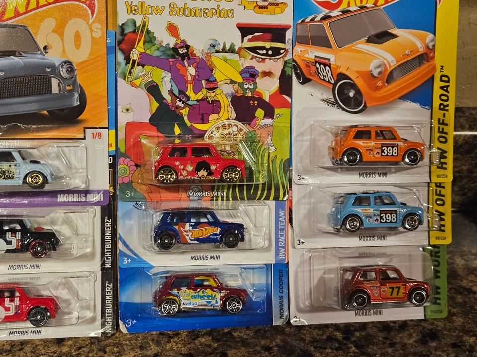 Hot Wheels Lot of 14 Morris Mini Cooper Rally Variation 1960 British Motor - Image 4 of 4