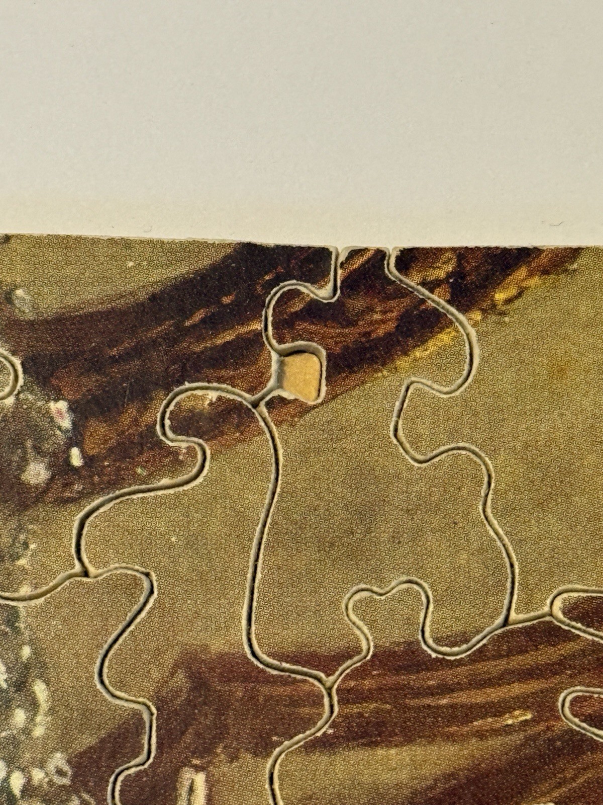 FABULOUS RARE U-NIT PICTURE JIGSAW PUZZLE HER FIRST RECITAL PIANO 64 FIGURAL WOW